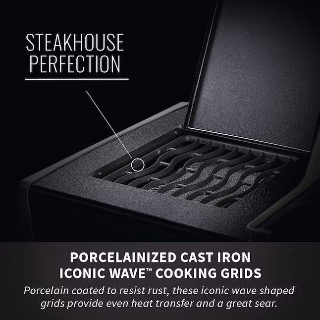 Napoleon Rogue 3-Burner Propane Gas Grill with Range Side Burner in Black