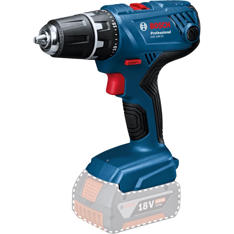 Bosch 18 Volt Akku GSR 18 V-21, GBH 18 V-21, GWS 18 V-7, 2 Akkus, 25tlg. Bitset