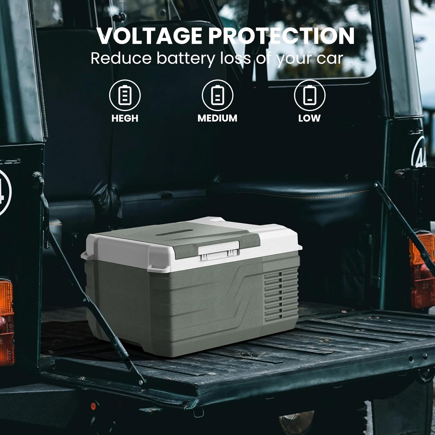 Alpicool NL9 Car Mini Fridge 9L 12V Car Refrigerator (-20℃-20℃) Portable Fridge Freezer 12V/24V DC 100~240 Volt AC Electric Cooler Box for Camping RV Road Trip Picnic Truck Camper [Energy Class C]