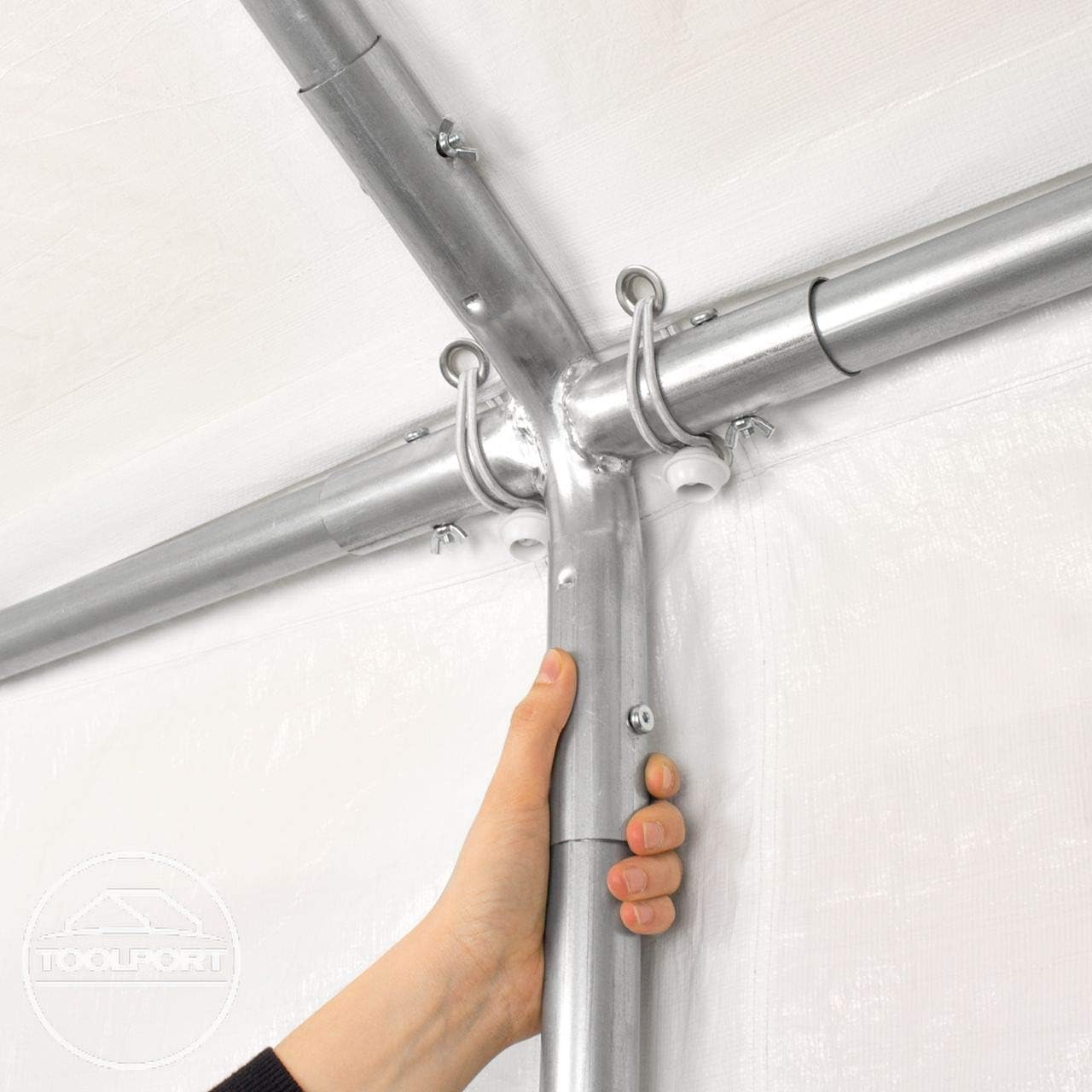 TOOLPORT PE Premium Variant Tent, 6x12 m