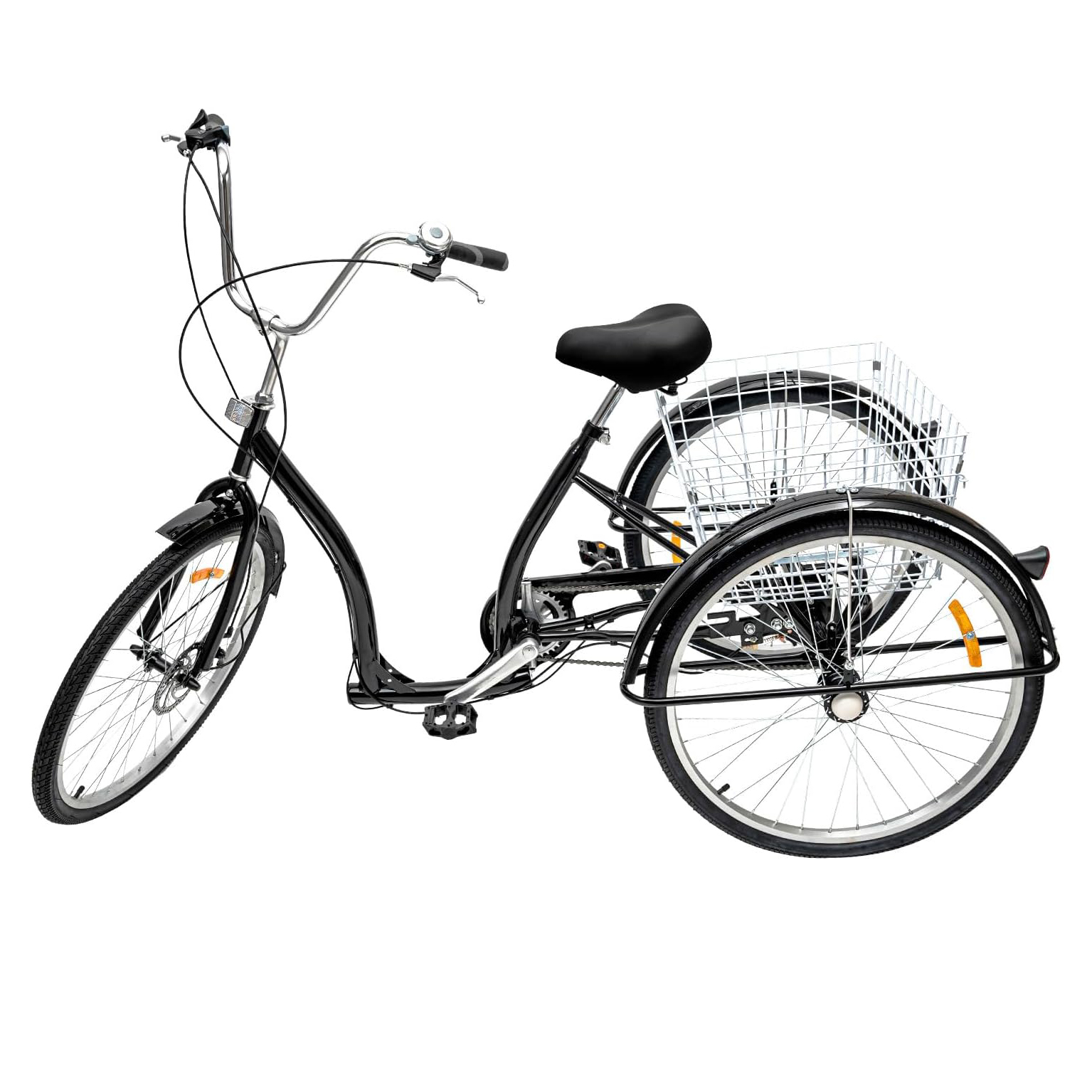 26 Zoll 3 Rad Dreirad mit Einkaufskor