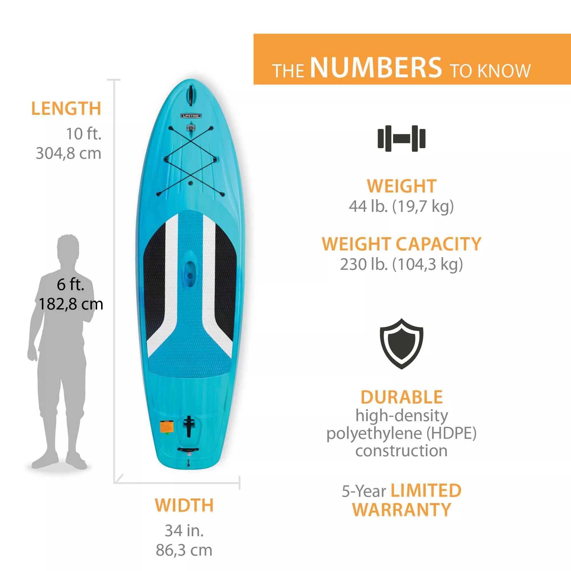 Lifetime Fathom 10 Stand-Up Paddle Board