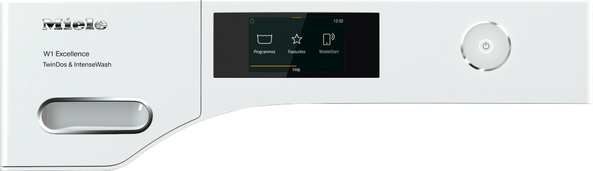 Miele W1 White Edition 2.3 Cu. Ft. Lotus White Front Load Washer