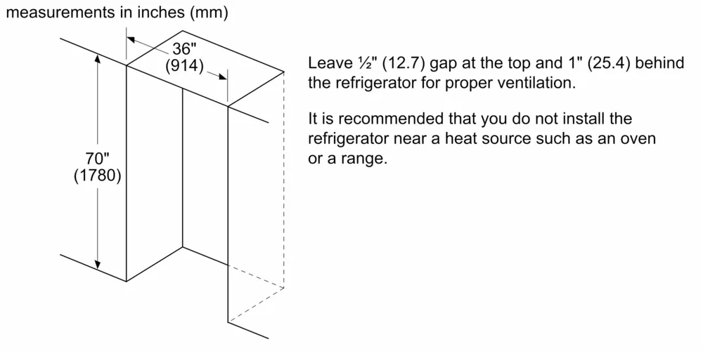Bosch 100 Series French Door Bottom Mount 36'' Brushed steel anti-fingerprint, Total No Frost