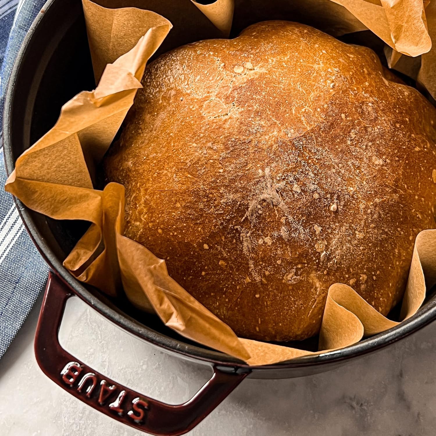 Staub 4-Quart Round Casserole 4-quart cherry