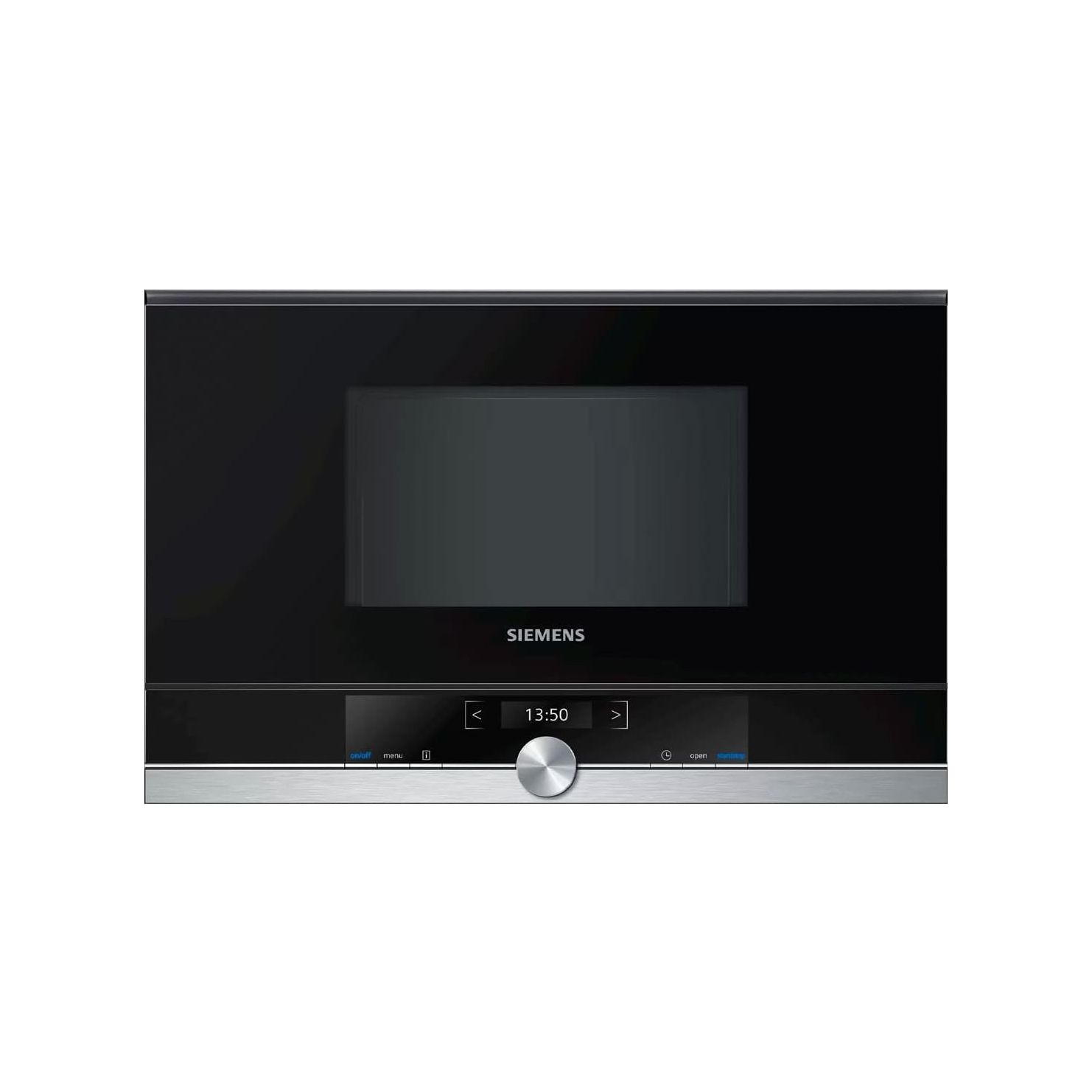 Siemens BF634LGS1 Flush-Mounted Microwave 60 cm Black