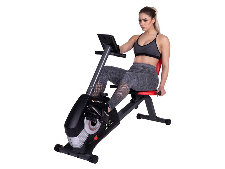 Christopeit Sport Christopeit Sport Sitz-Heimtrainer RS 100, 6 kg Schwungmasse, ergonomische Rückenlehne