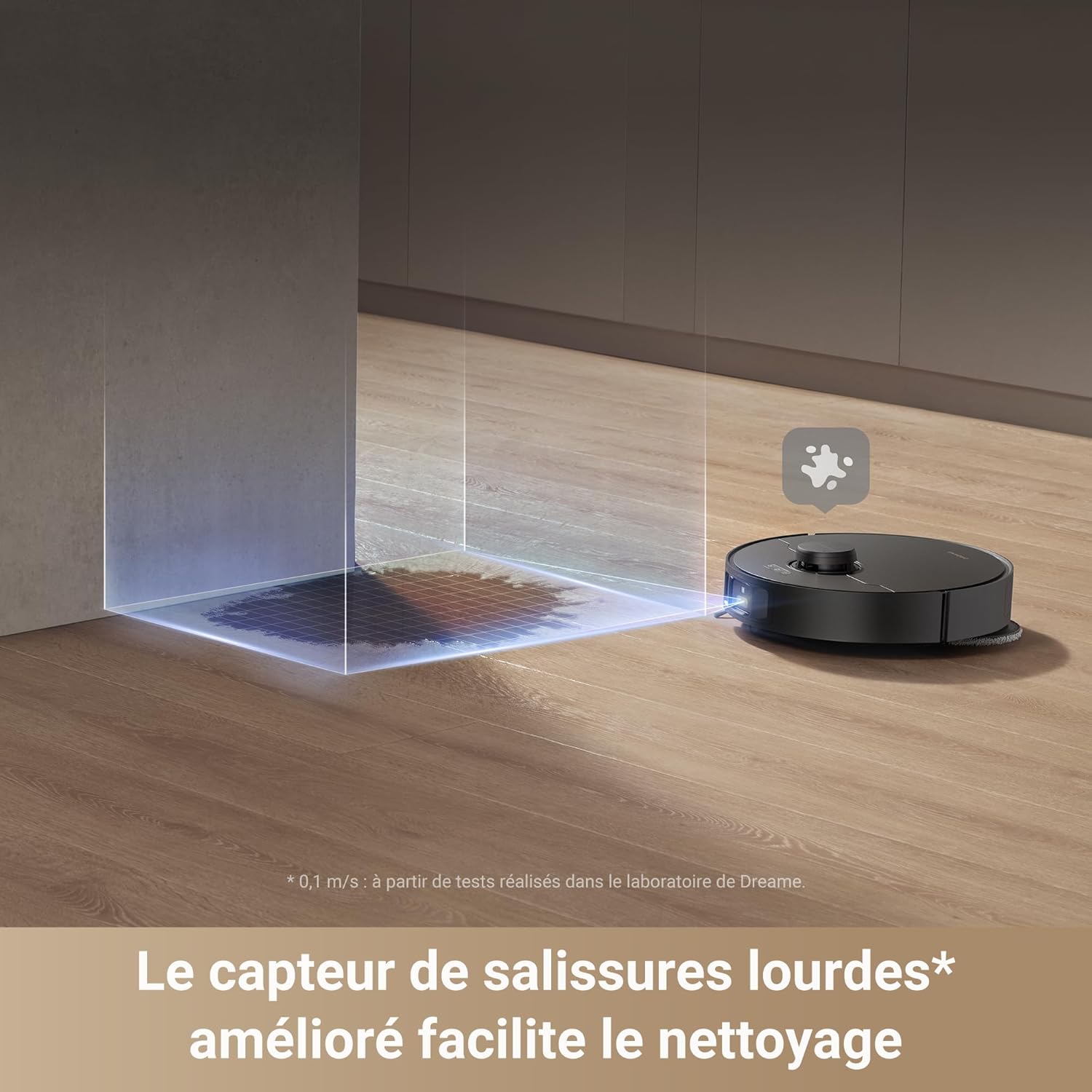 DREAME X40 Ultra Complete Robot Vacuum Cleaner with Removable and Liftable Mop, Raised Side Brush, 12,000 Pa, Mop and Scrubber with 70 C Hot Water, Liftable Brushes