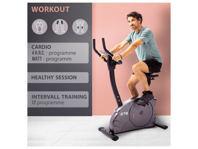 Christopeit Ergometer ET 6 inkl. Pulsmessgurt