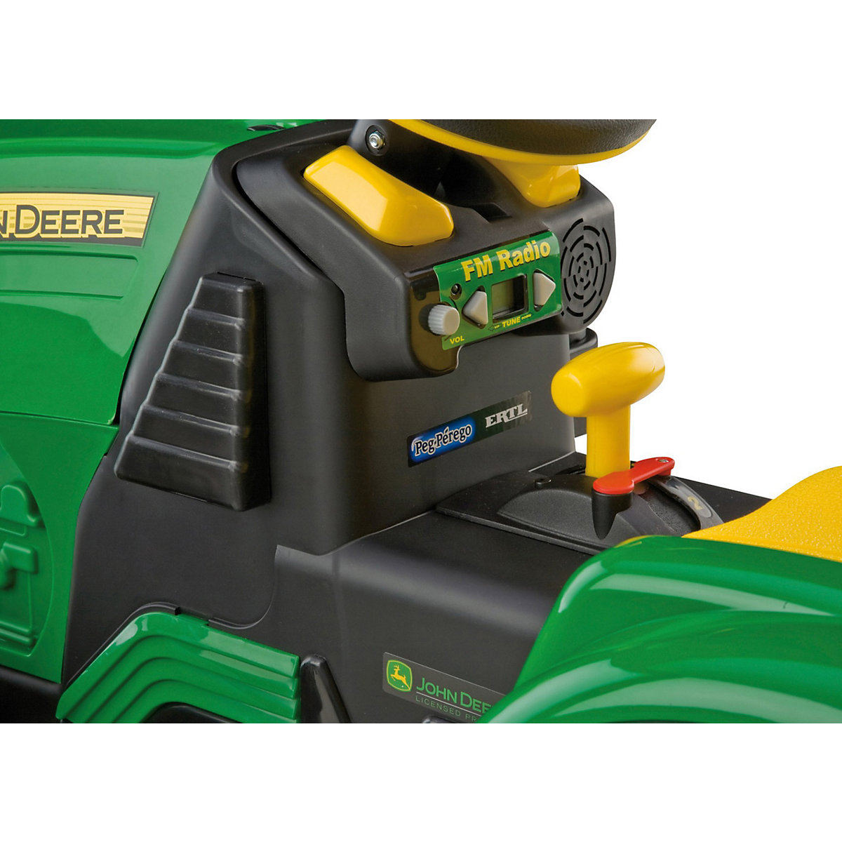 John Deere Elektrofahrzeug mit Anhnger 12V