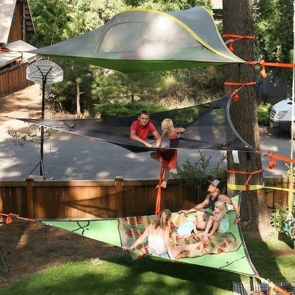MULTI-PERSON HAMMOCK- PATENTED 3 POINT DESIGN