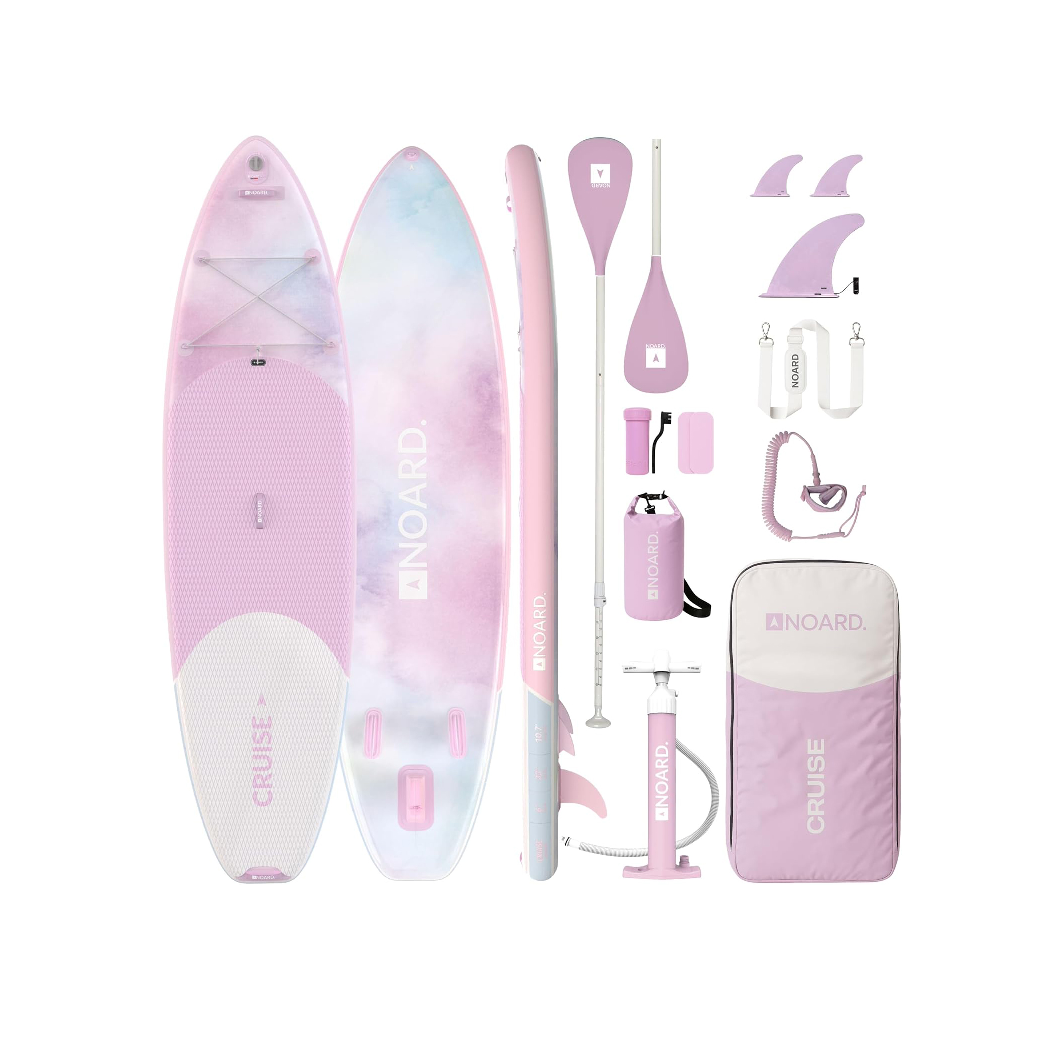 NOARD Stand Up Paddle Surfboard, 326 x 76 x 15 cm, SUP Paddle Board, Various Designs, Suitable for Beginners and Professionals, Accessories Included