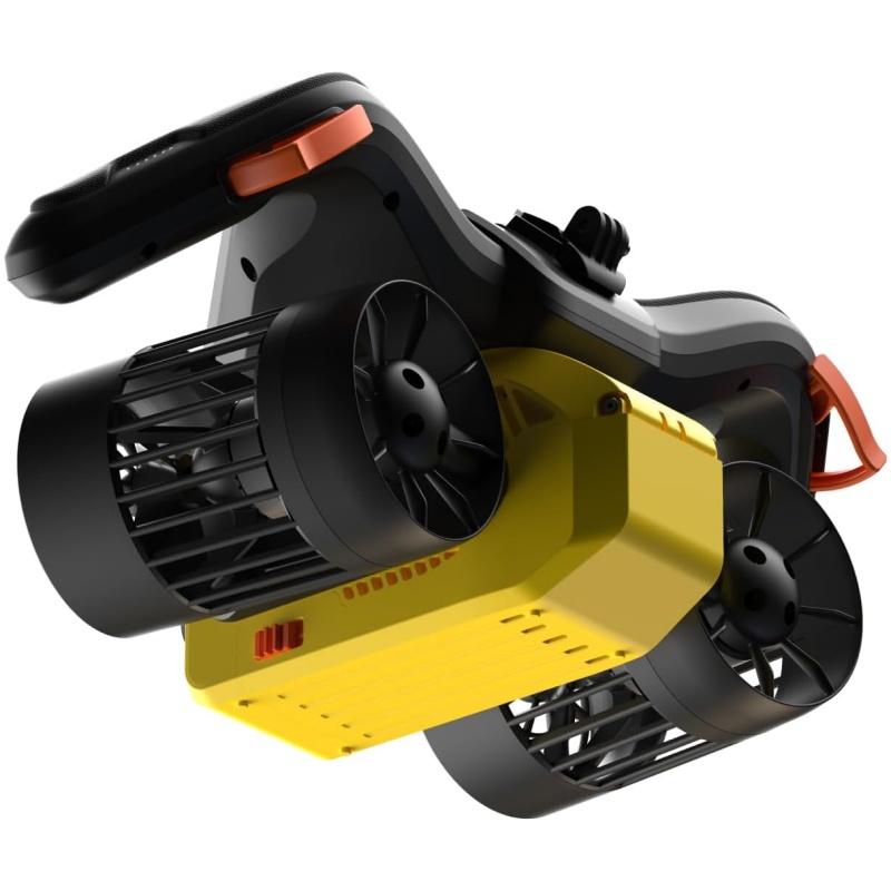 LEFEET C1 Dual Motor Underwater Scooter: 60 Min Battery Life with Action Camera Mount IPX8 30m Waterproof for Water Sports, Swimming Pool, Scuba Diving for