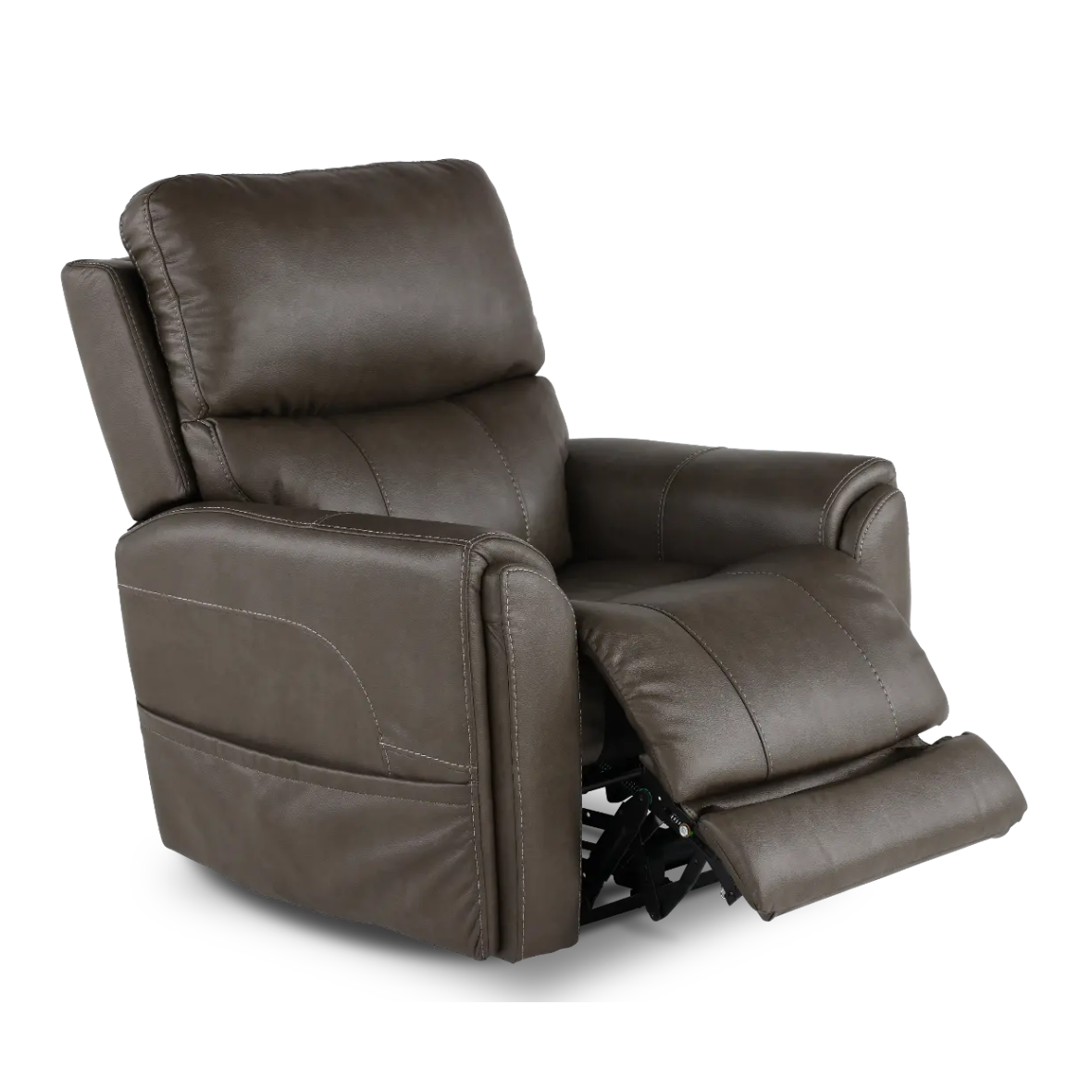 Gray Power Recliner with Massage
