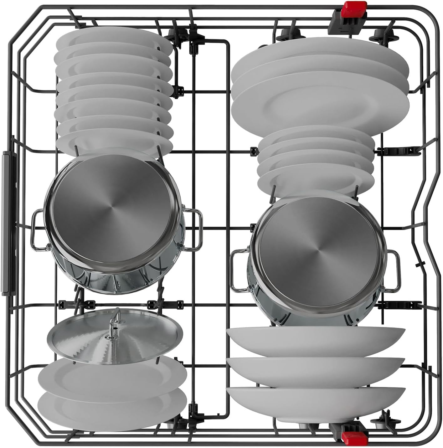 Bauknecht BCIO 3T341 PLET Vollintegrierbarer Geschirrspüler 60 cm /Edelstahl/14 Maßgedecke/10 Standardprogramme und 1 Sensorprogramm/PowerClean/ActiveDry/Besteckschublade/Vollwasserschutz