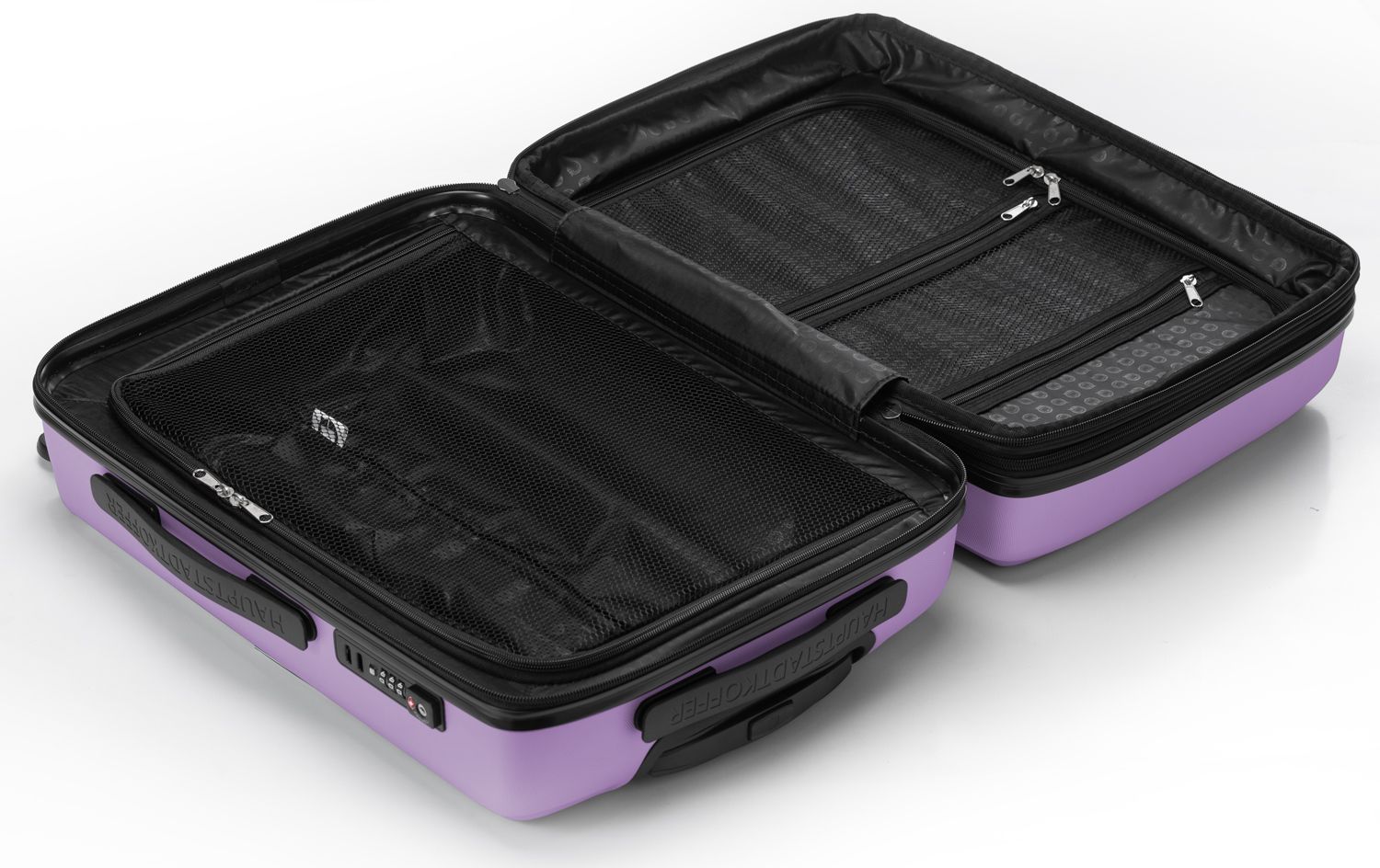 MITTE - Large suitcase, hard shell, matt, XXL extension, TSA, 77 cm, 127 litres