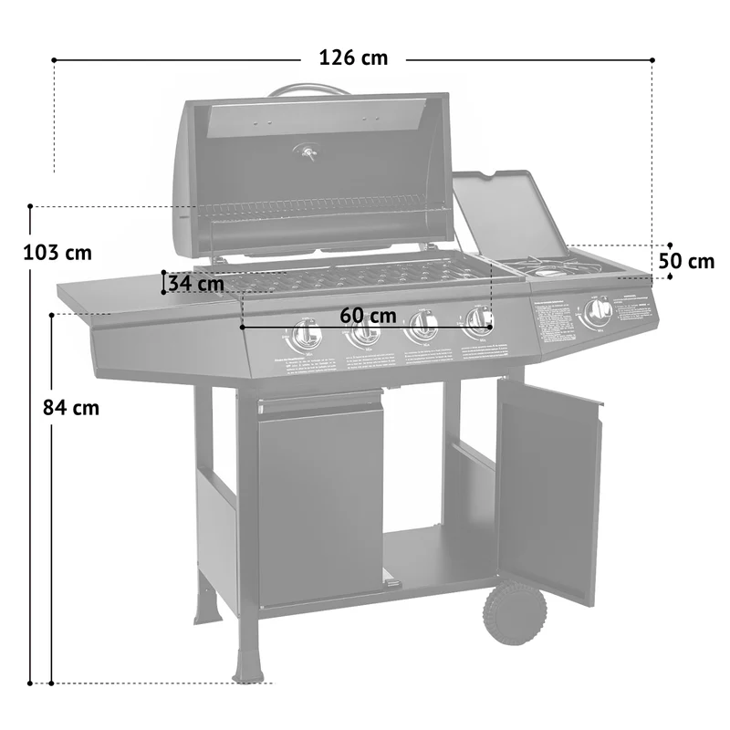 TAINO BASIC 6+1 Gasgrill