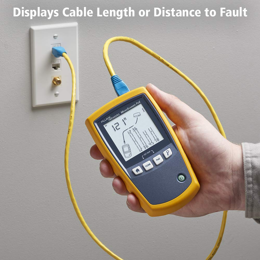 Fluke Networks MS-POE MicroScanner POE Cable Verifier