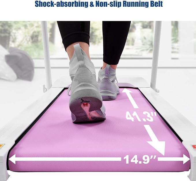 FYC Folding Treadmill for Home - 265lbs Foldable Treadmill Running Machine, Electric Treadmill Exercise for Small Apartment Home Gym Fitness Jogging Walking