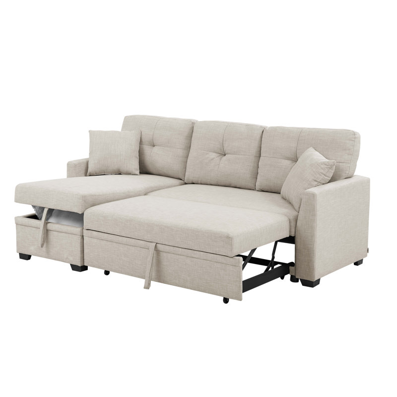 Barrientez 85'' Upholstered Sleeper Sofa