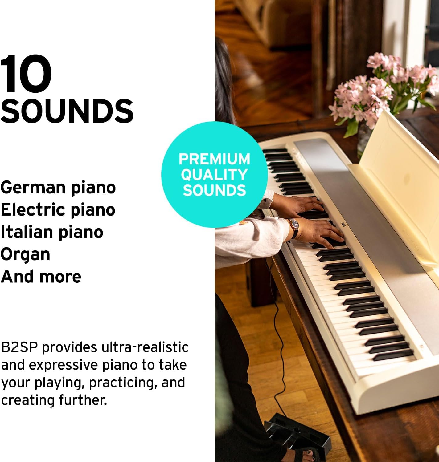 KORG Digital Piano, E-Piano, White