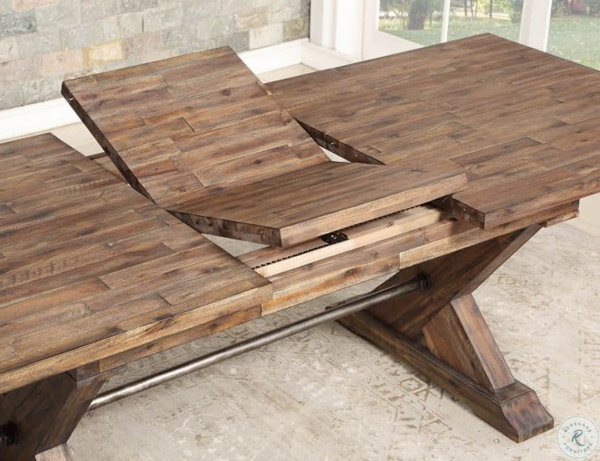 Rustic Dining Set - Extendable (75-94) with Butterfly Leaf