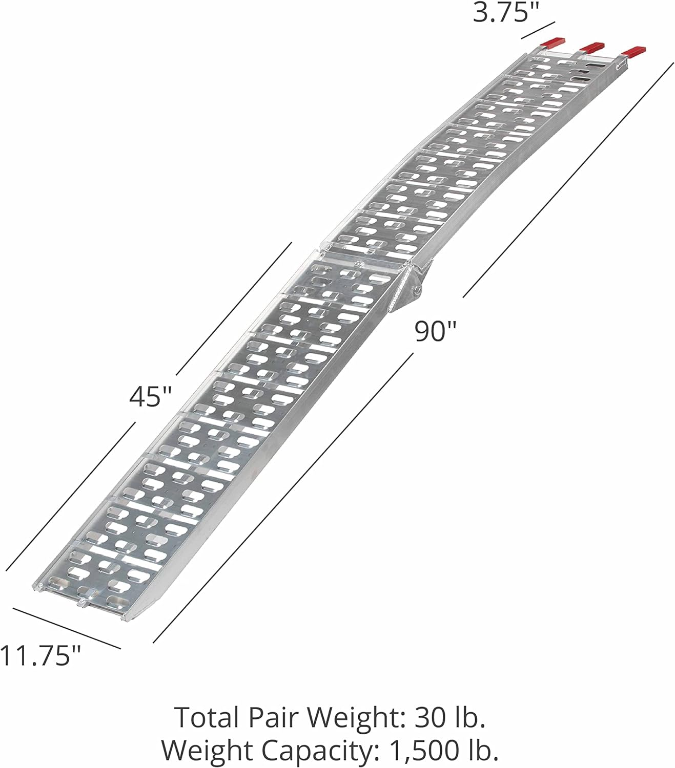 Ramps 7.5' Arched ATV Loading Ramps - 1,500 lb. Capacity