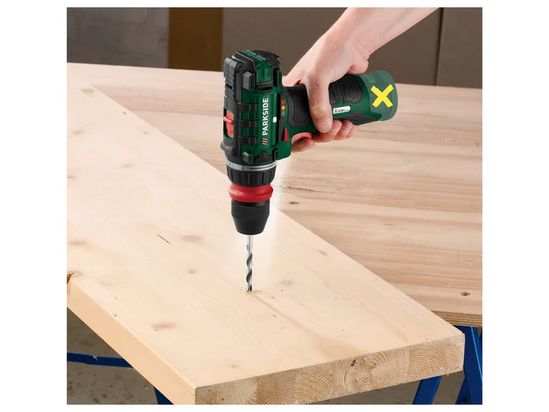 PARKSIDE Perceuse-visseuse sans fil PBSA 12 E4, 12 V
