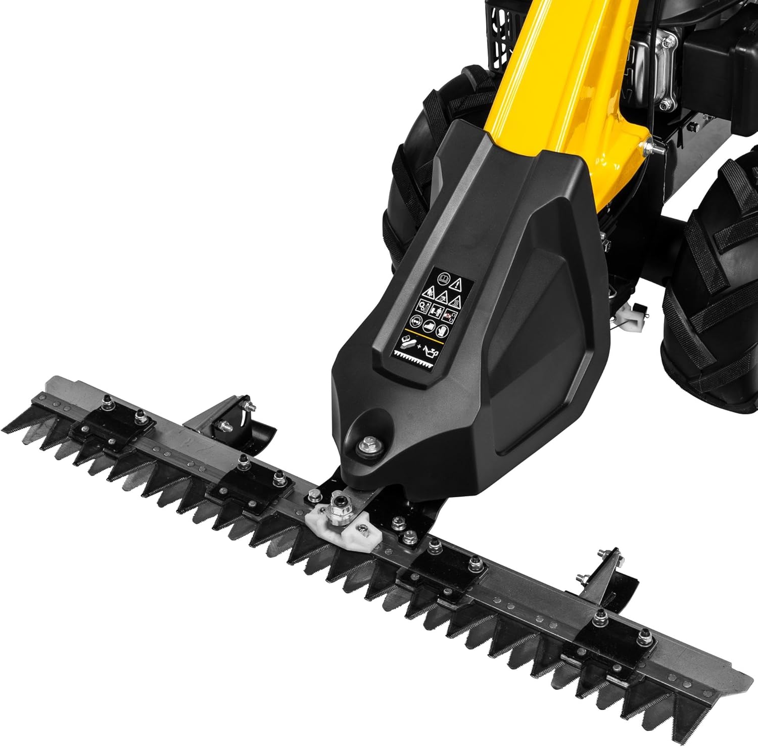 TEXAS Professional Petrol Beam Mower CB8750 Meadow Mower High Grass Mower Lawn Mower with Wheel Drive | Cutting Width 870 mm | 196 cc Engine | 4-stroke Motor | 4200 Watt | Suitable for Commercial Use