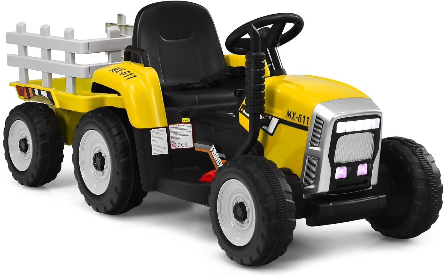 KOMFOTTEU electric children's car tractor, 30 kg load capacity, from 3 years