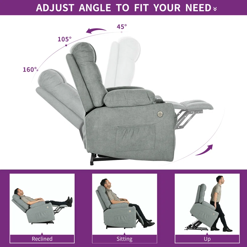 Upholstered Electric Recliner