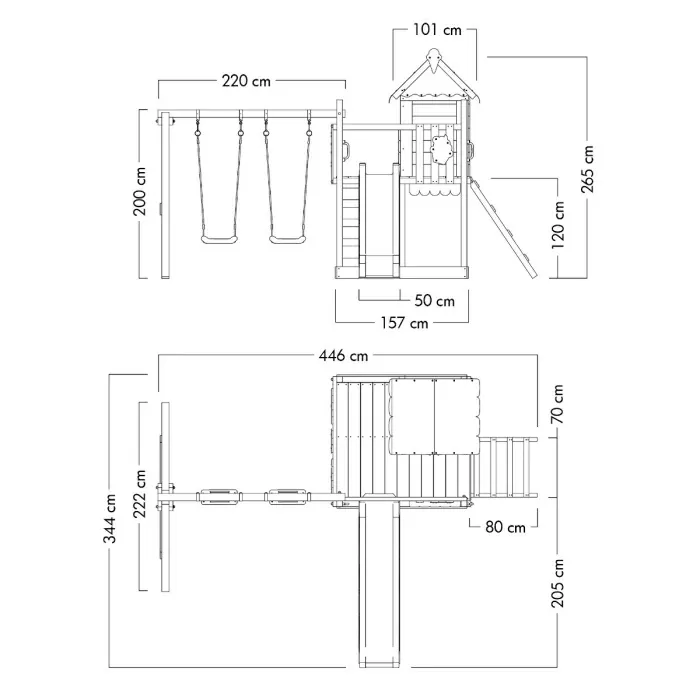 Climbing frame Wickey Smart Candy