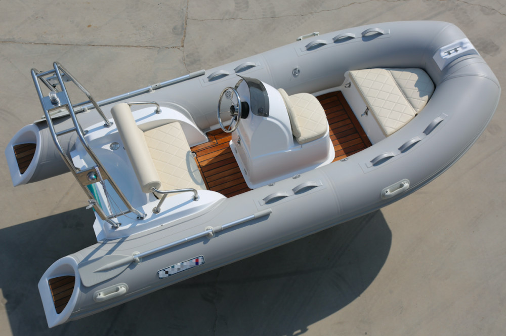 Dawn Marine RIB 390C fehér-teak