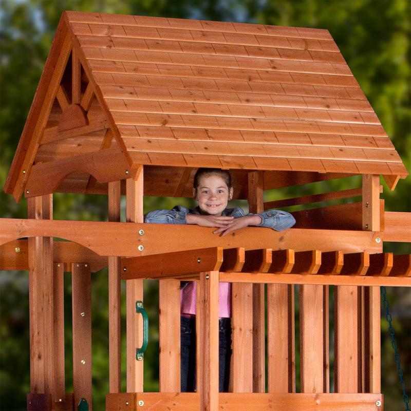 Monticello Wooden Swing Set