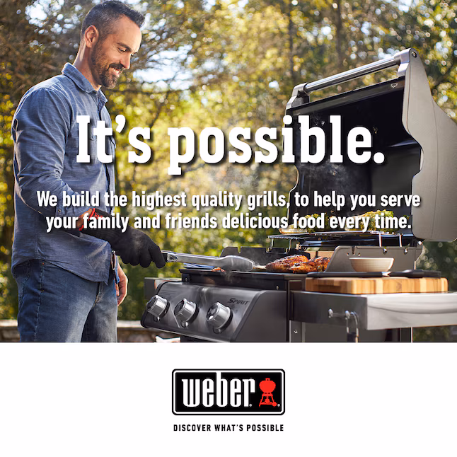 Weber Spirit II E-310 Black 3-Burner