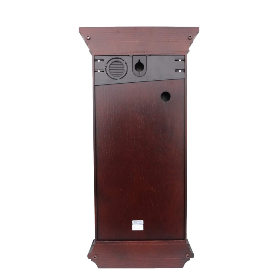 Seiko Mahogany Wall Clock with Pendulum and Chime