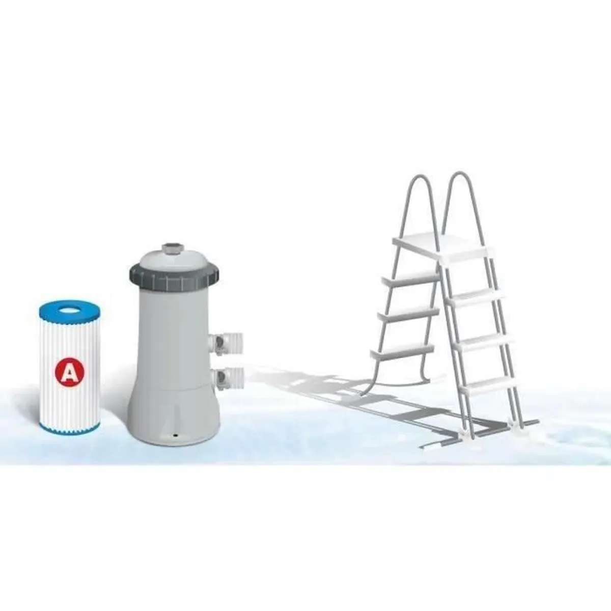 Intex - 26718FR - Kit piscine prism frame ronde tubulaire ø 3,66 x 1,22m