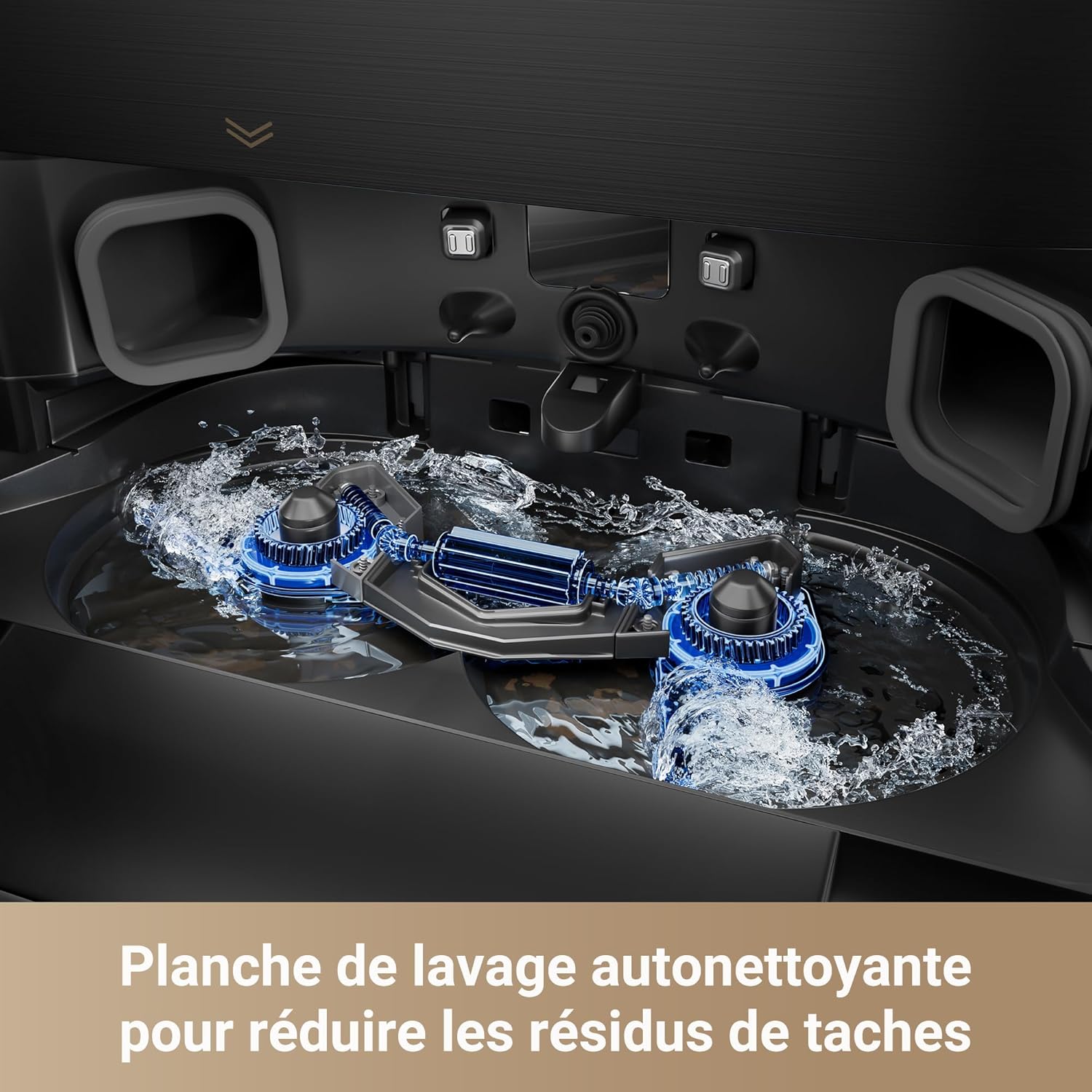 DREAME X40 Ultra Complete Robot Vacuum Cleaner with Removable and Liftable Mop, Raised Side Brush, 12,000 Pa, Mop and Scrubber with 70 C Hot Water, Liftable Brushes