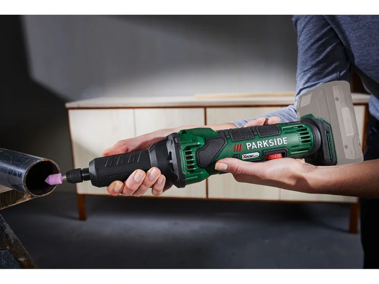 PARKSIDE Meuleuse droite sans fil PGSA 20-Li A1, sans batterie ni chargeur, 20 V