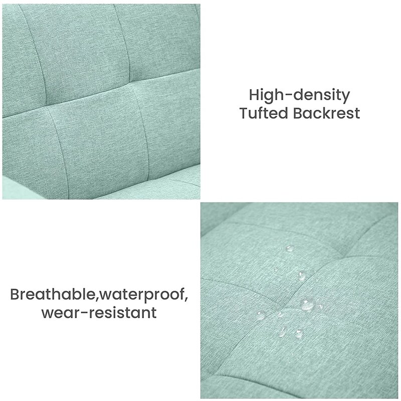 81.9'' Square Arm Sofa Bed