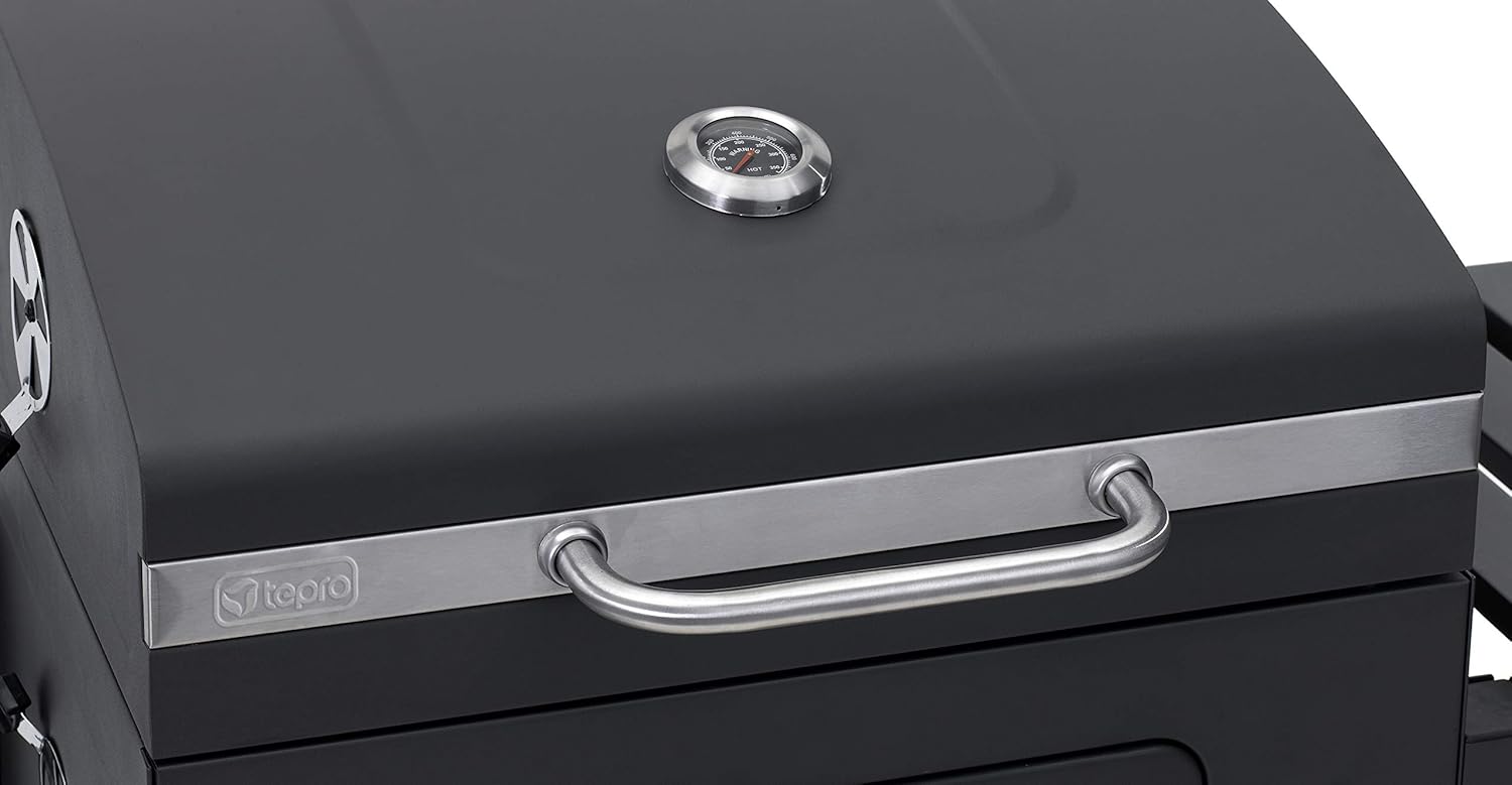 Tepro Toronto Grill Cart, Charcoal Grill with Innovative Design