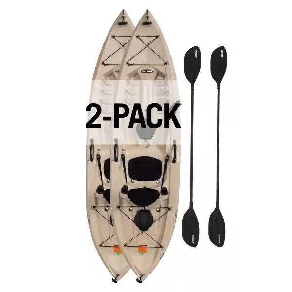 Lifetime Yukon Angler 116 Fishing Kayak (Paddle Included)
