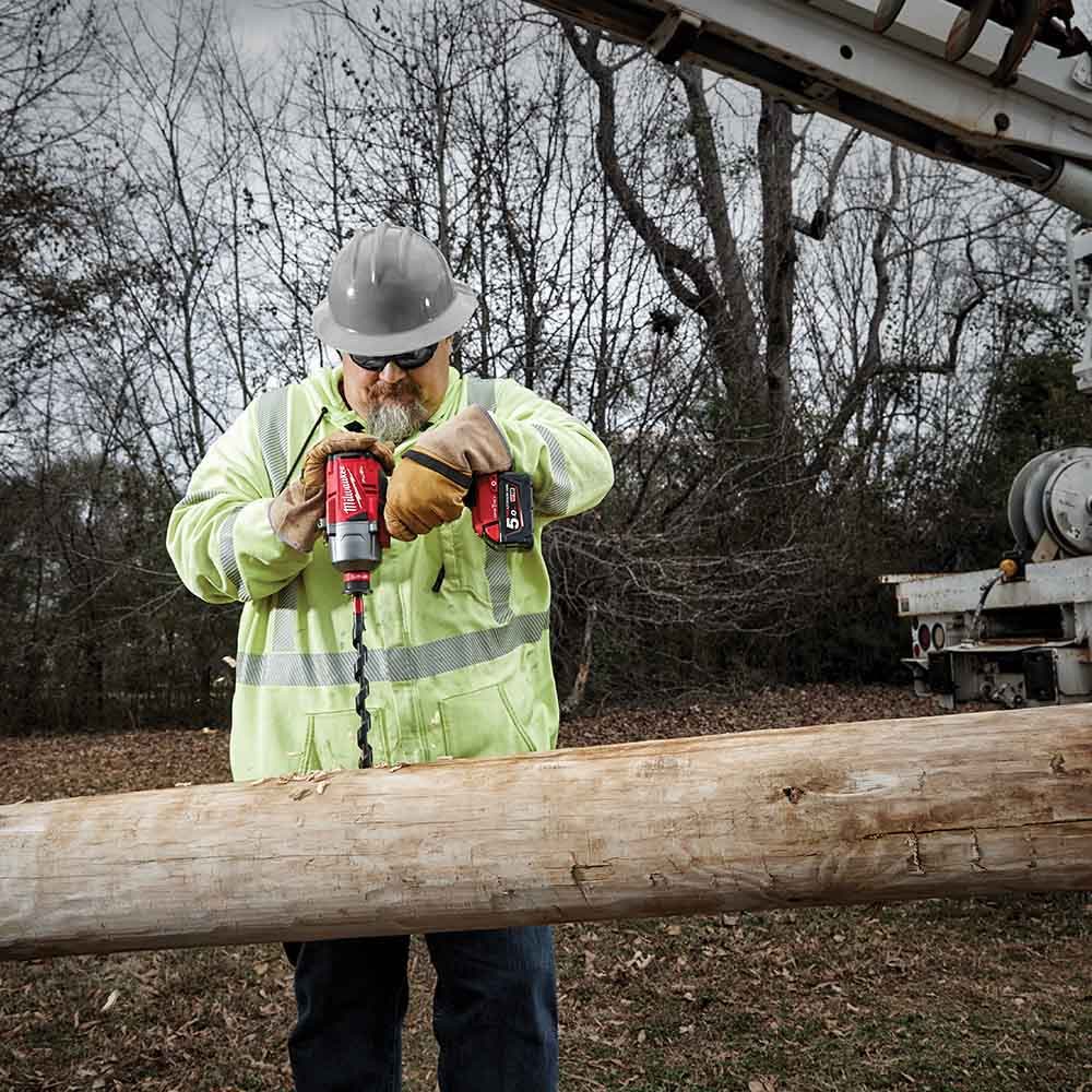 MILWAUKEE 18V FUEL 7/16inch HEX Utility High Torque Drill with ONE-KEY M18ONEFHIWH716-0