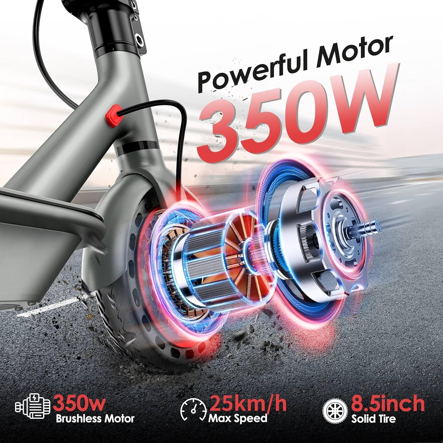 Electric Scooter for Adults, 8.5