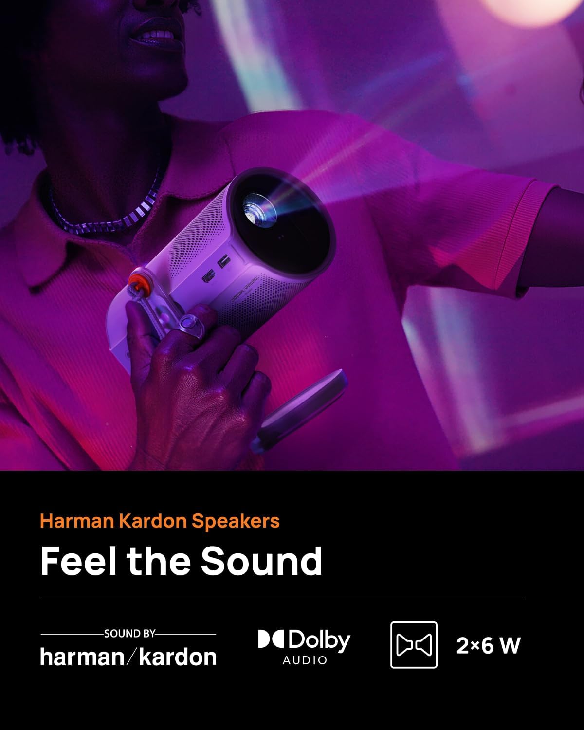 XGIMI MoGo 4 Laser & Outdoor Portable Projector Screen 70