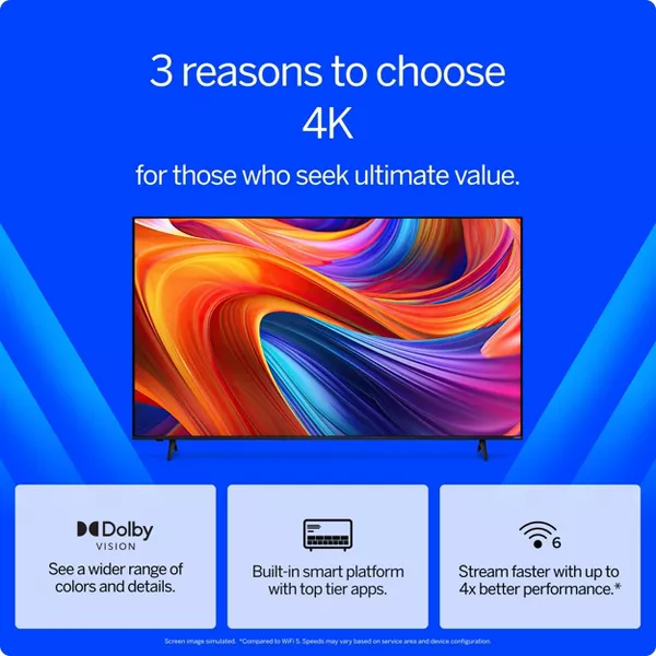 VIZIO 55 Class 4K UHD LED HDR Smart TV - V4K55M-08
