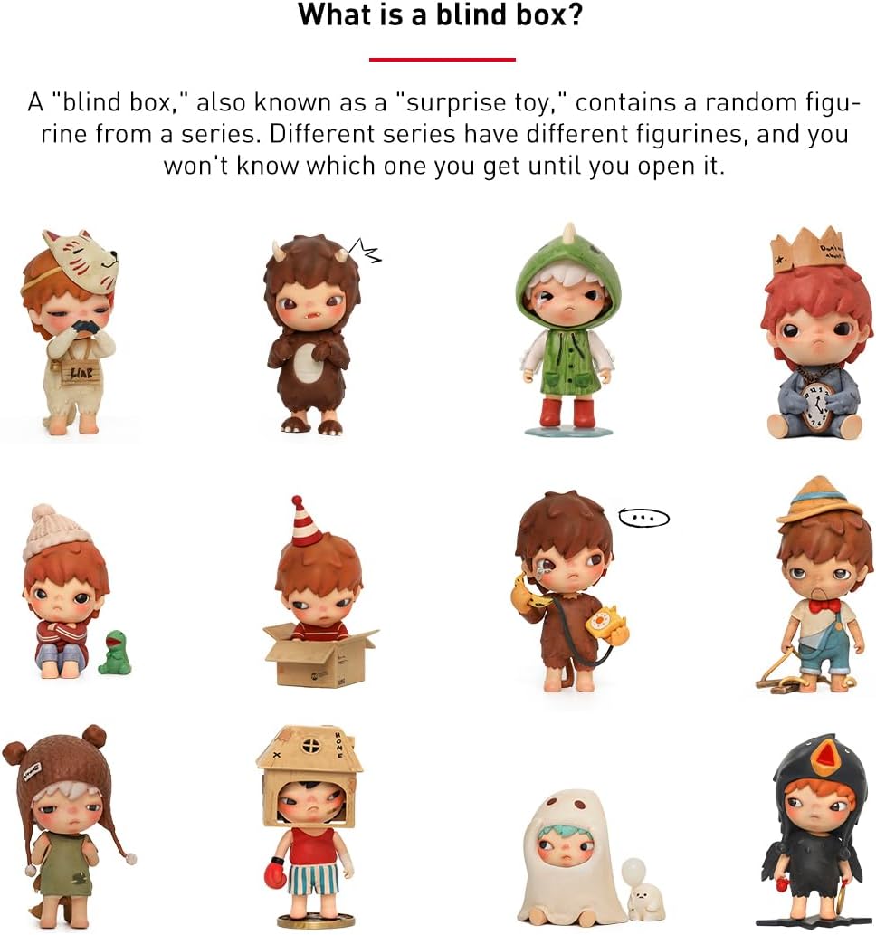 POP MART HIRONO Other One Series-1PC Populaires Figurines Aléatoires Figurines d’Action Figurines de Jouet Figurines à Collectionner Cadeaux Créatifs