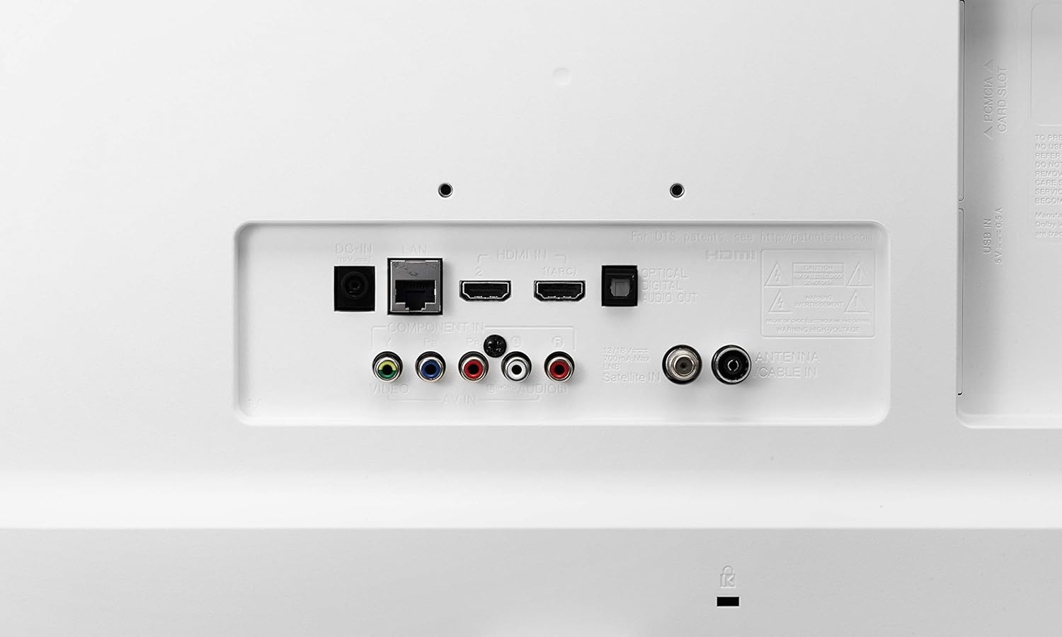 LG - 24TN510S- WZ - Smart TV-Monitor, 24, HD LED screen (1366 x 768, 16:9, DVB-T2/C/S2, WiFi, Miracast, 10 W, 2 x HDMI 1.4, 1 USB 2.0, Optical, LAN RJ45, VESA 75 x 75)