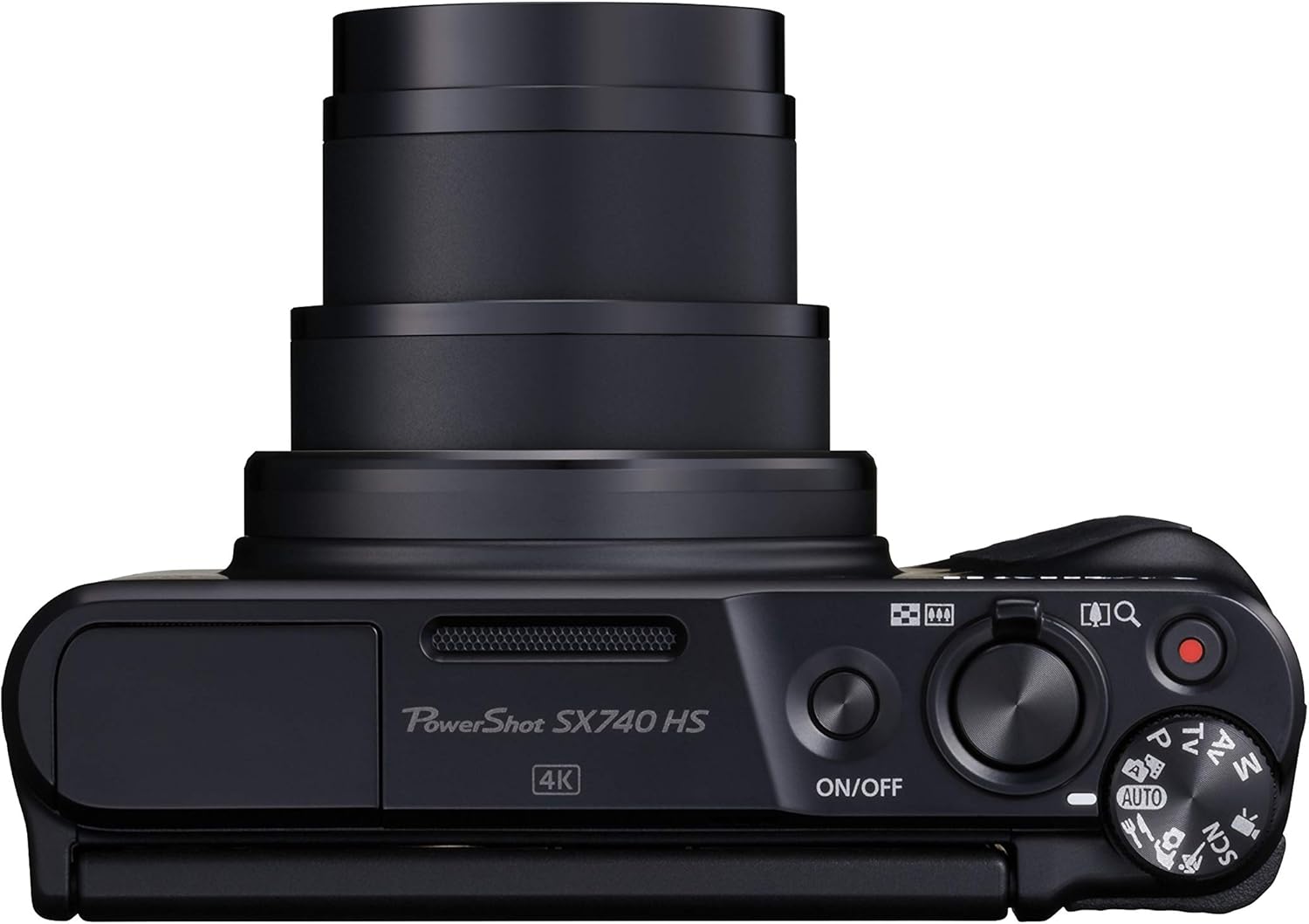 Canon SX740 HS PowerShot Digital Camera Black - Practical Compact Camera with 4K Resolution and Hybrid Autofocus - Canon Powershot Camera with 40x Optical Zoom - Auto Transfer via WLAN and Bluetooth