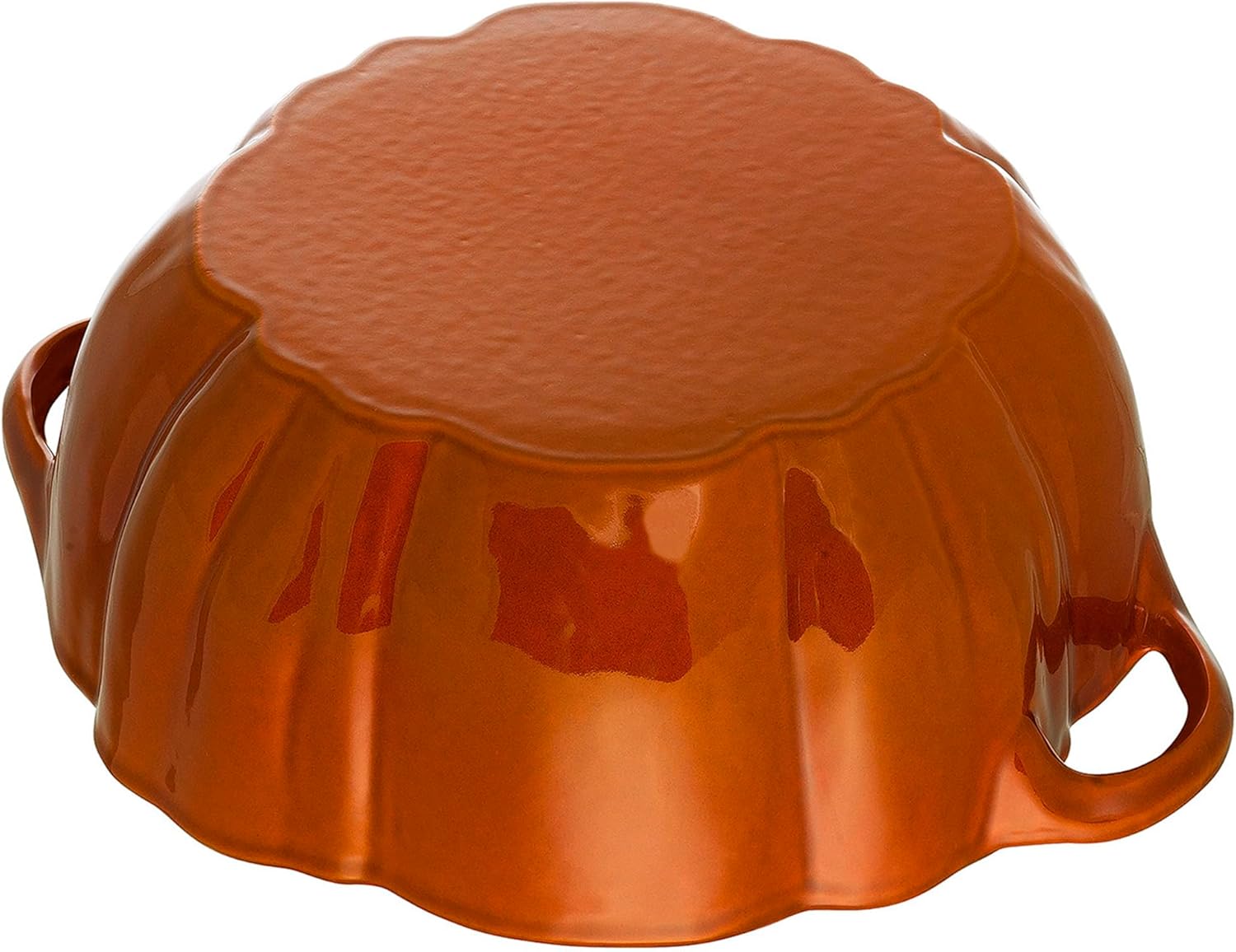STAUB Pumpkin Cocotte, Cast Iron, Burnt orange, 3.5-qt